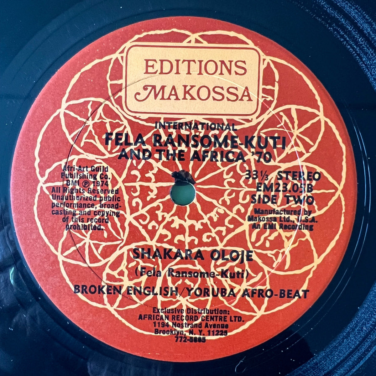 Felà Kuti & Africa 70 - Shakara / 1. US-Press. 1974 - (M-/VG+)