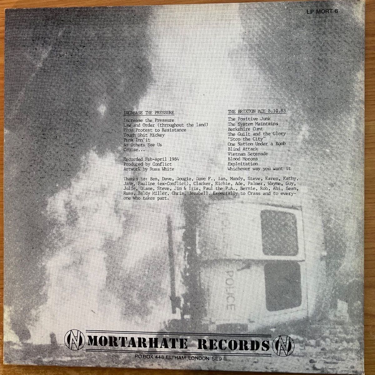 Conflit - Augmenter la pression / 1. Presses du Royaume-Uni. 1984 - (M-/M-)