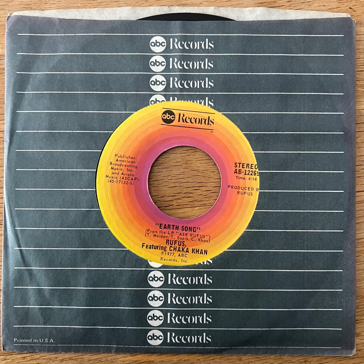 Rufus feat. Chaka Khan - Hollywood / 1. US-Press.1977 - (M-/VG++)