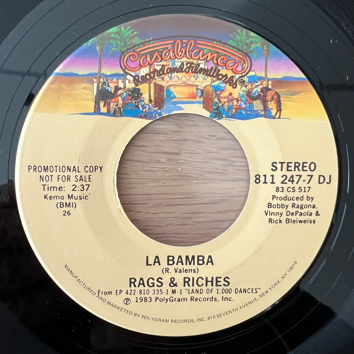 Rags & Riches - Medley : El Watusi, La Bamba / US Promo 1983 - (M-/Neutre)