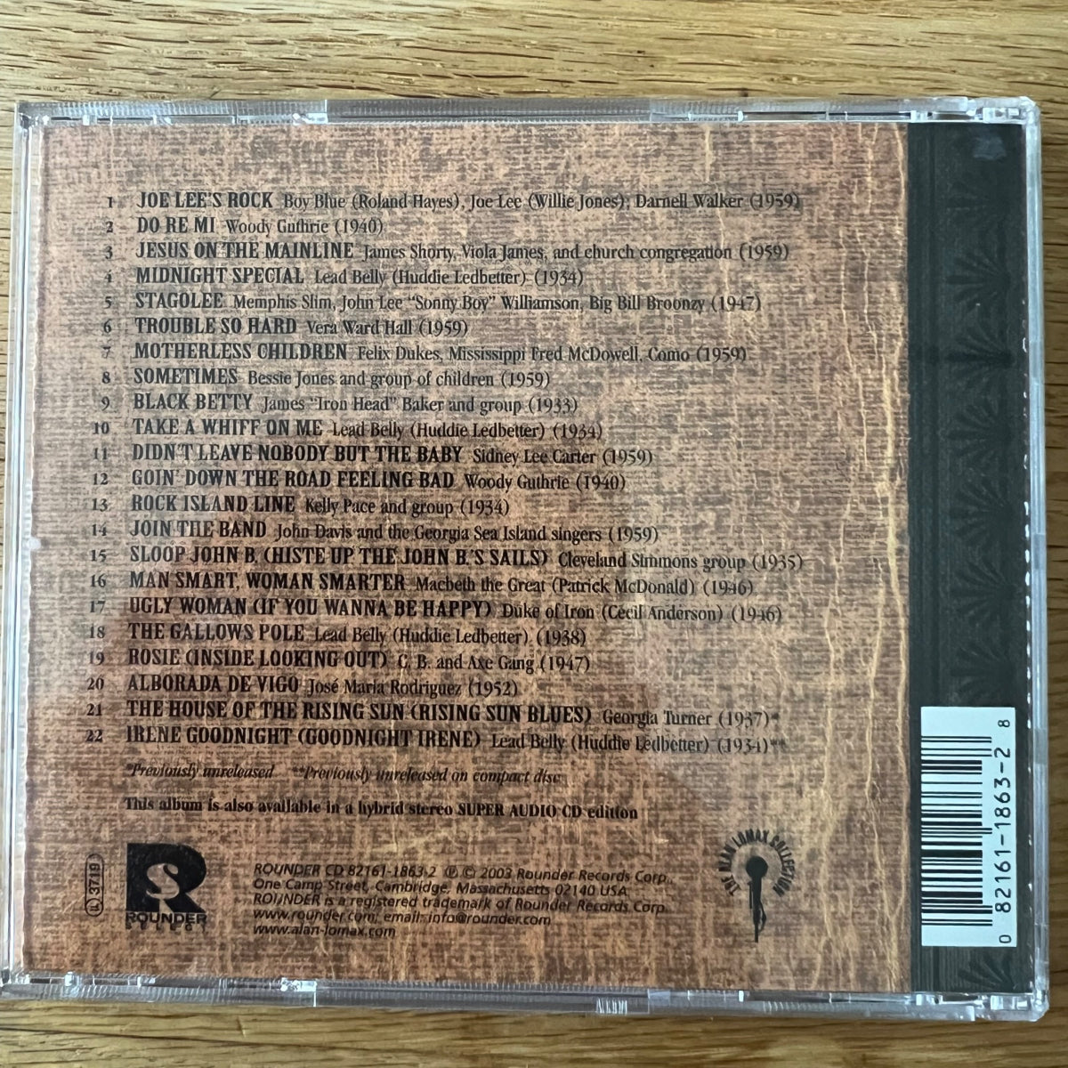 Various - Alan Lomax Popular Songbook / CD - 1. US 2003 - (M-/M-)