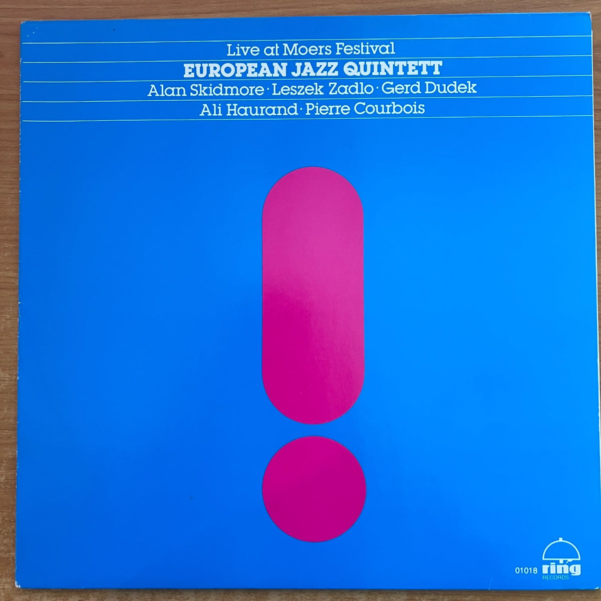 European Jazz Quintet - Live At Moers Festival / 1. D-Press. 1977 - (M-/M-)