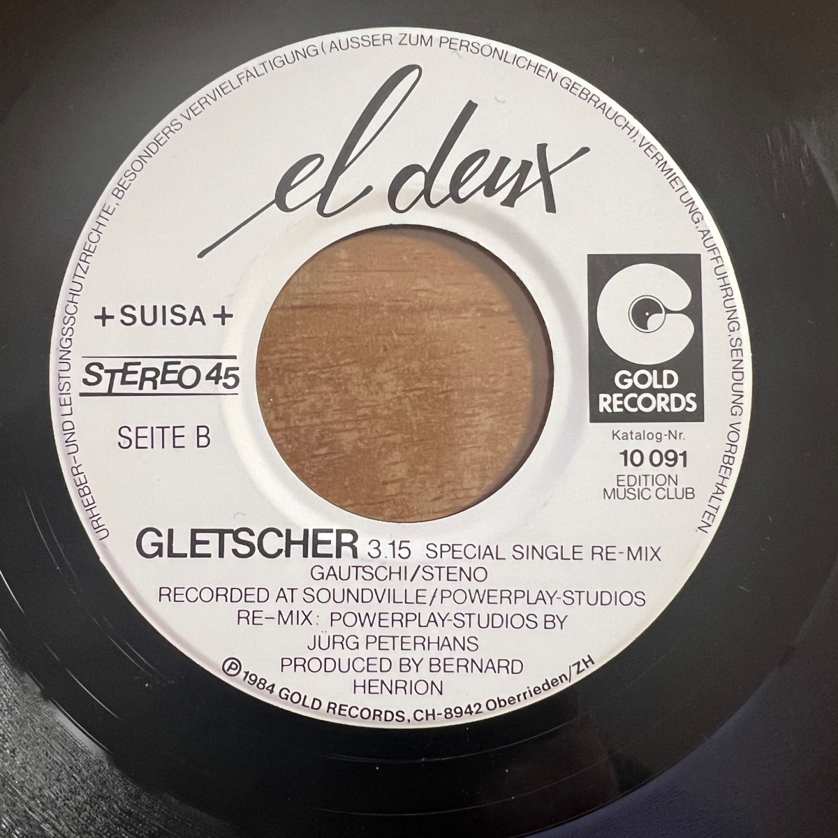 El Deux - Video King / 1. Swiss Press. 1984