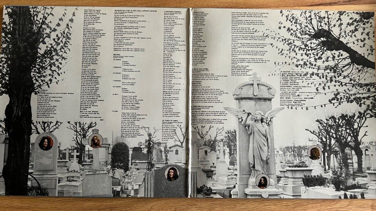 Ange - Le Cimetière Des Arlequins / 1. French-Press. 1973 - (VG++/M-)