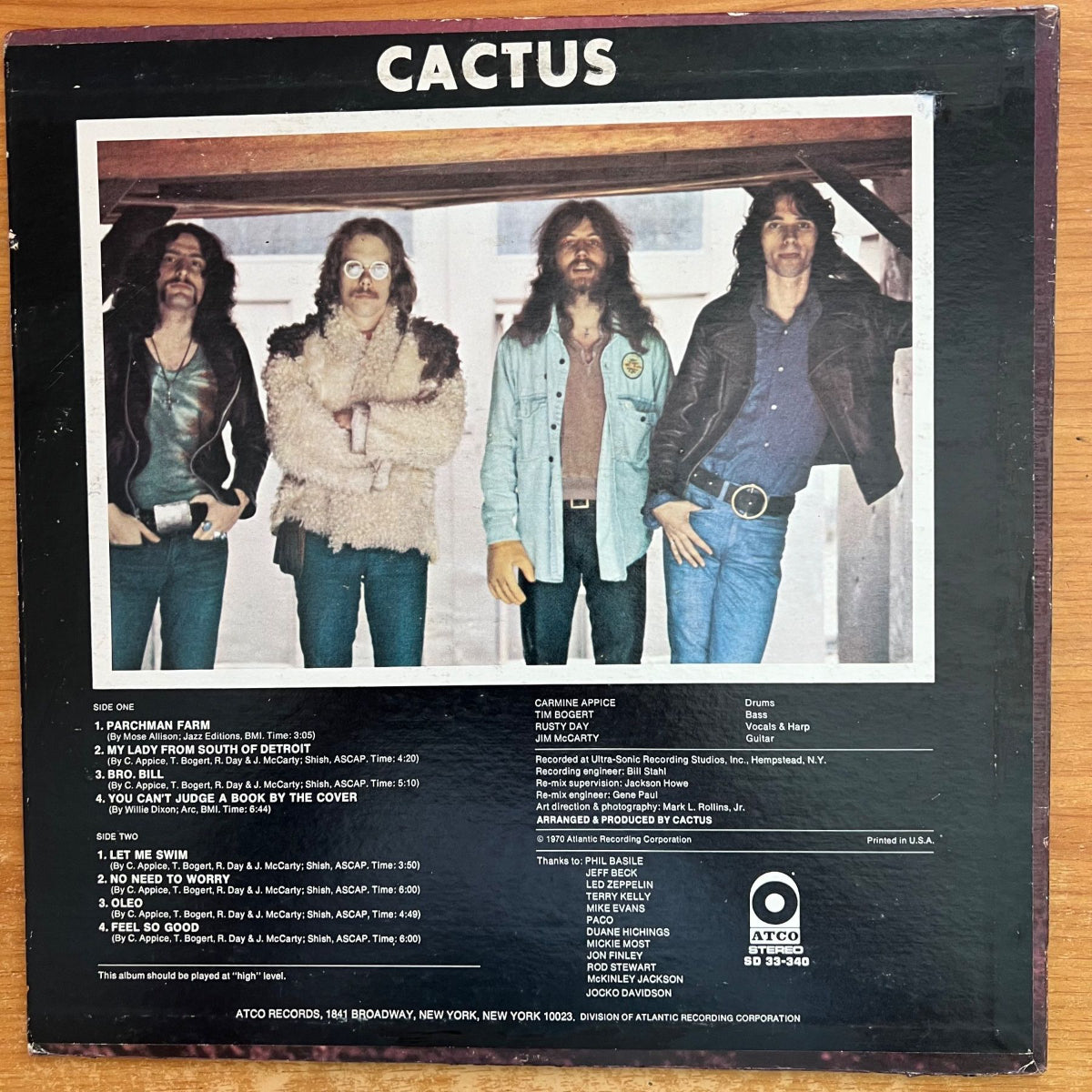Cactus - Seed / 1st US Press. 1970 - (VG+/VG+)
