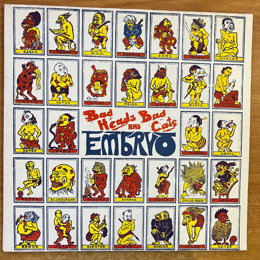 Embryon - Mauvaises têtes et mauvais chats / D-Press. 1977 - (VG++/VG++)
