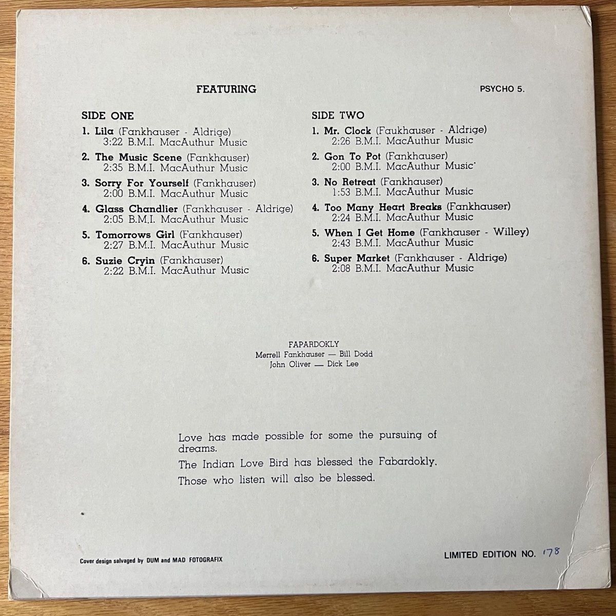 Fapardokly - Same / UK-Press. 1983 - (M-/VG++)