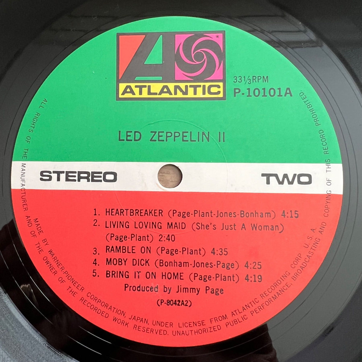 Led Zeppelin - II / Japan-Press. 1976 - Incl. Poster - (M-/M-)