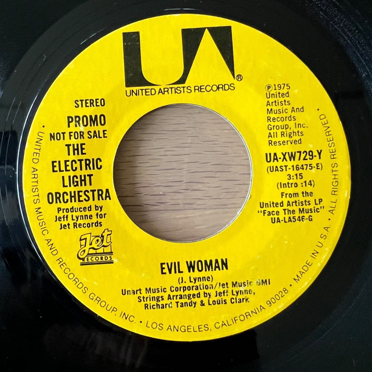 Electric Light Orchestra - Evil Woman / Promo US 1975 - (M-/Neutre)