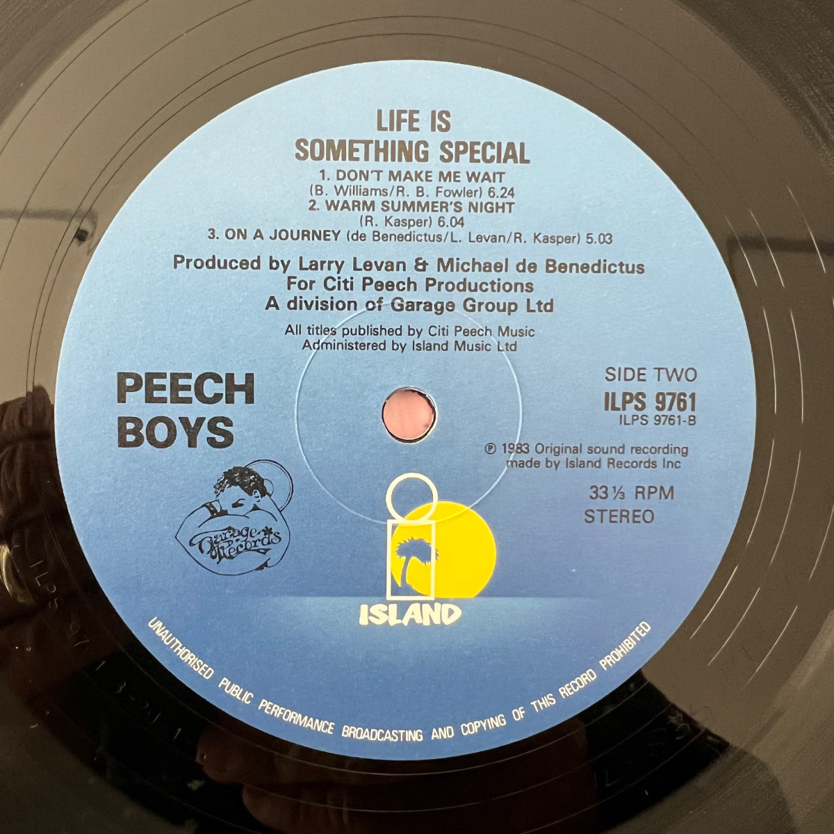 NYC Pech Boys - Love Is Something Special / 1ère édition britannique. 1983 - (M-/M-)