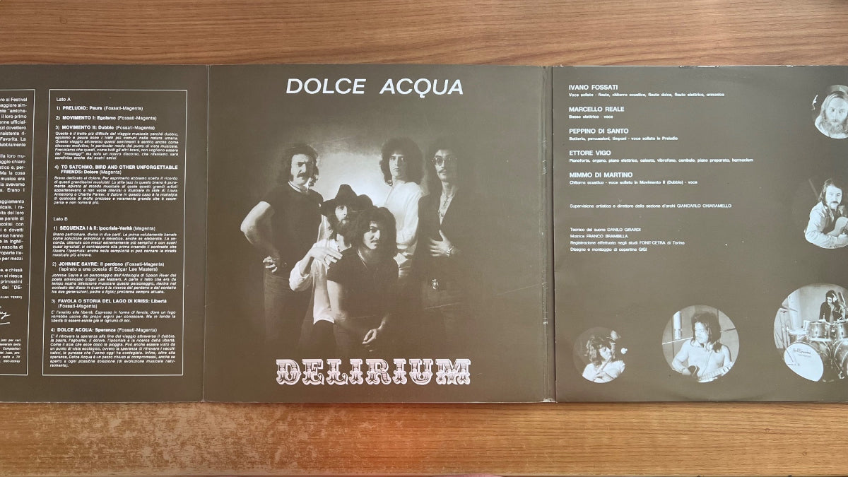Delirium - Dolce Acqua / 1. Italie-Press. 1971 - (M-/M-)