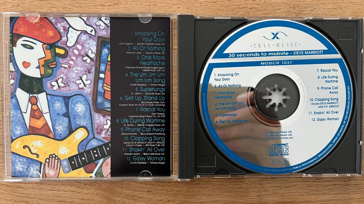 Steve Marriott - 30 Seconds To Midnite / CD - 1. UK-Press. 1989 - (M-/M-)