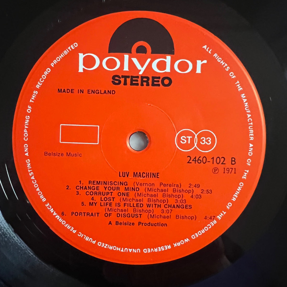 Luv Machine - Same / 1. UK-Press. 1971 - (M-/VG++)