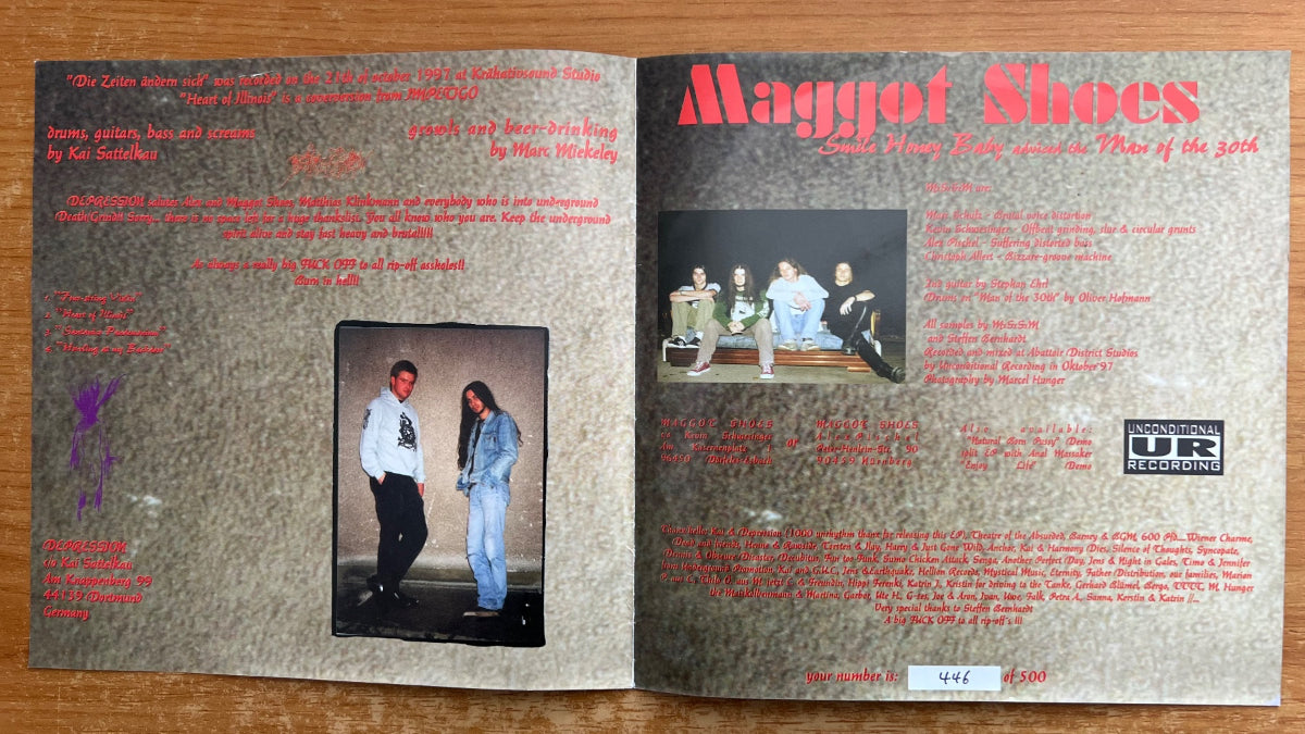 Depression, Maggot Shoes - Sie Zeiten Ändern Sich / 1. D-Press. 1998 - (Mint/M-)