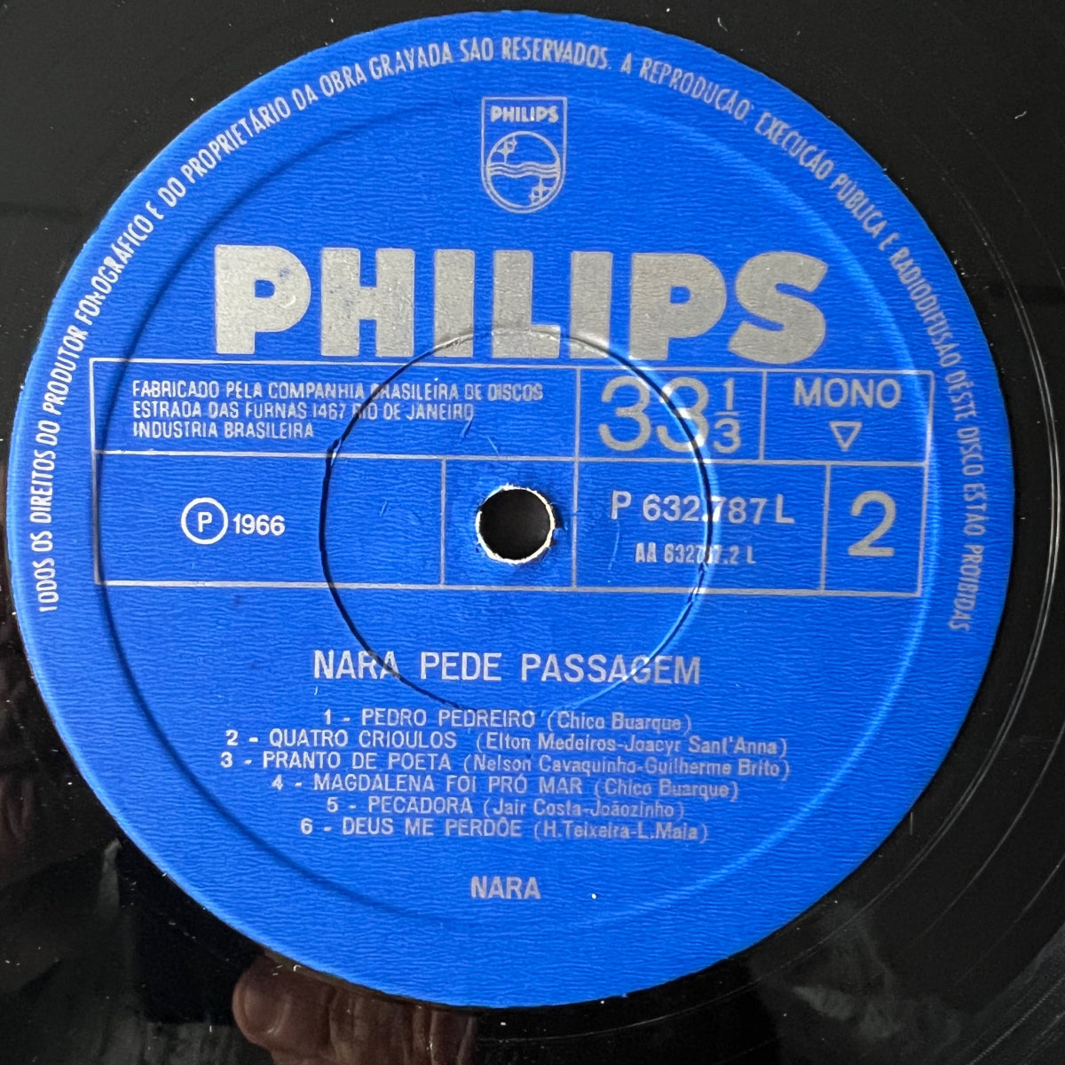 Nara Leão - Nara Pede Passagem / 1. Brasil-Press. 1966