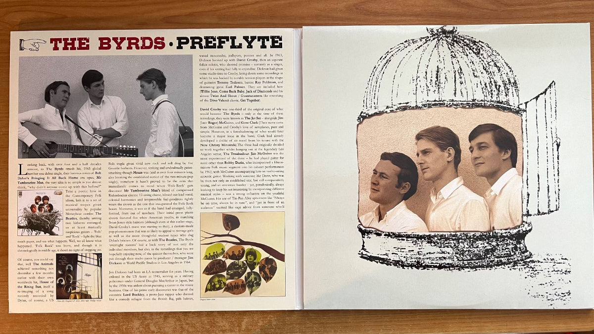Byrds - Preflyte / 3 LPs - UK Press. 2012 - (Mint/Mint)