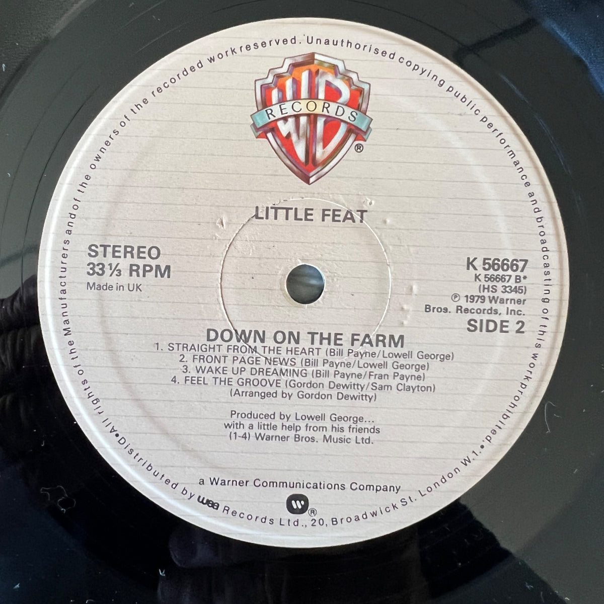 Little Feat - Down On The Farm / 1st UK Press. 1979 - (M-/M-)