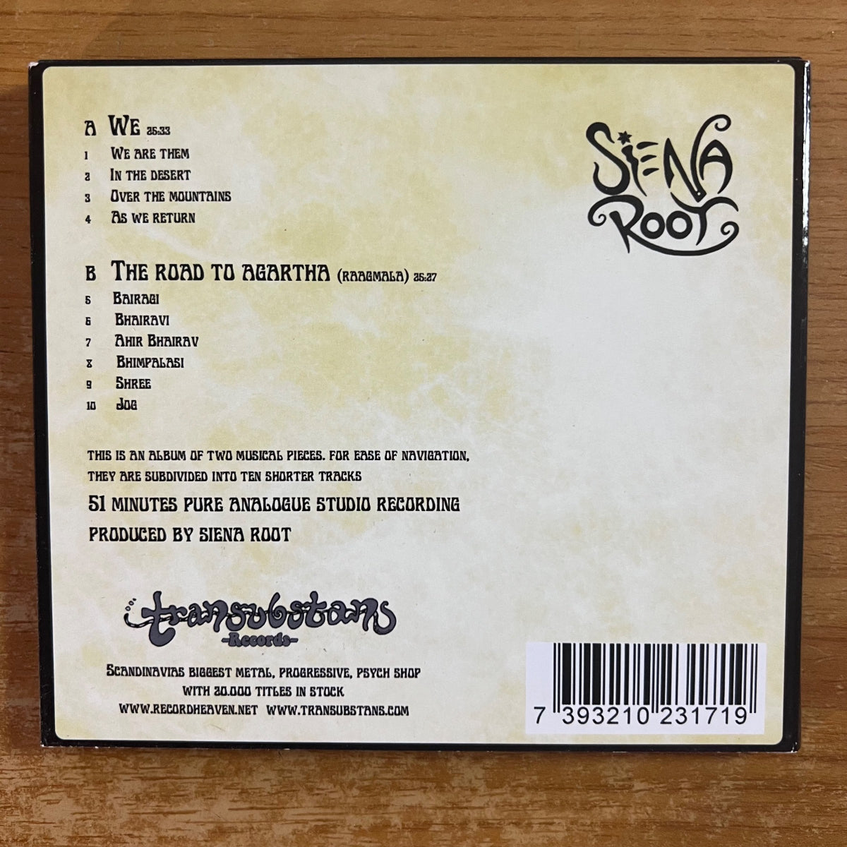 Siena Root - Different Realities / CD - 1.Sweden-Press. 2009 - Digipak - (M-/M-)