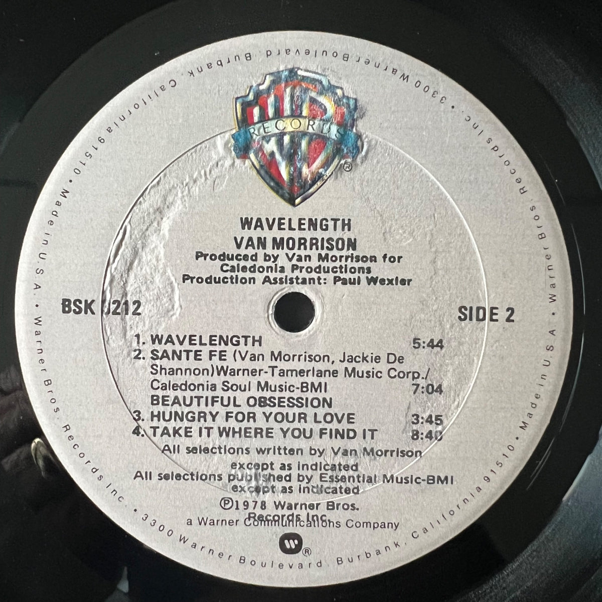 Van Morrison - Wavelength / 1. US-Press. 1978 - (M-/VG++)