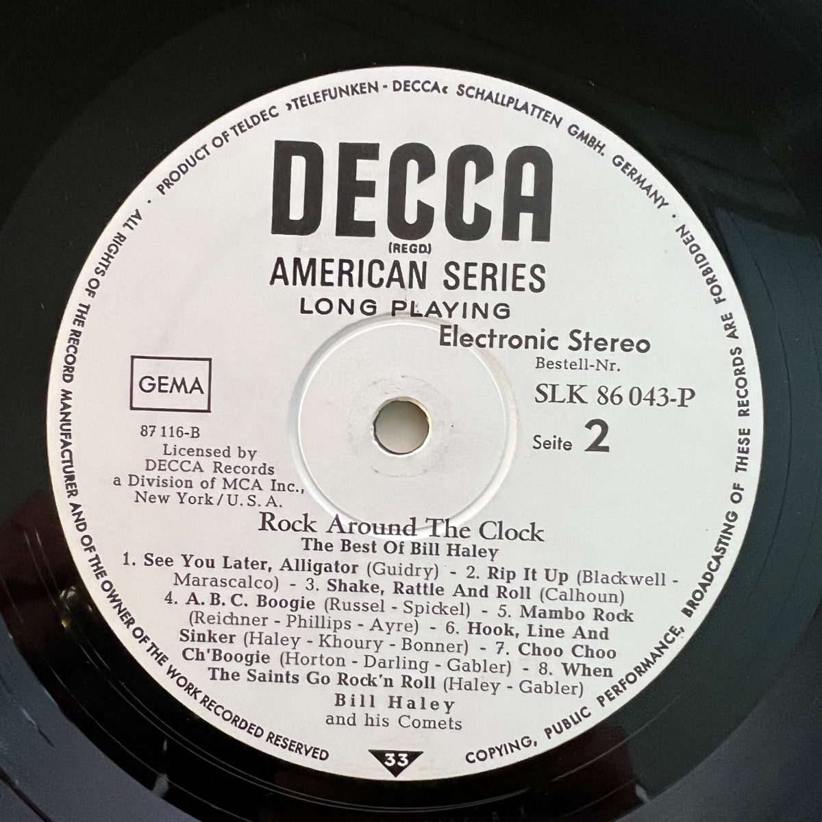 Bill Haley - Rock Around The Clock (The Best Of ) / 1. D-Press. 1968 - (M-/M-)