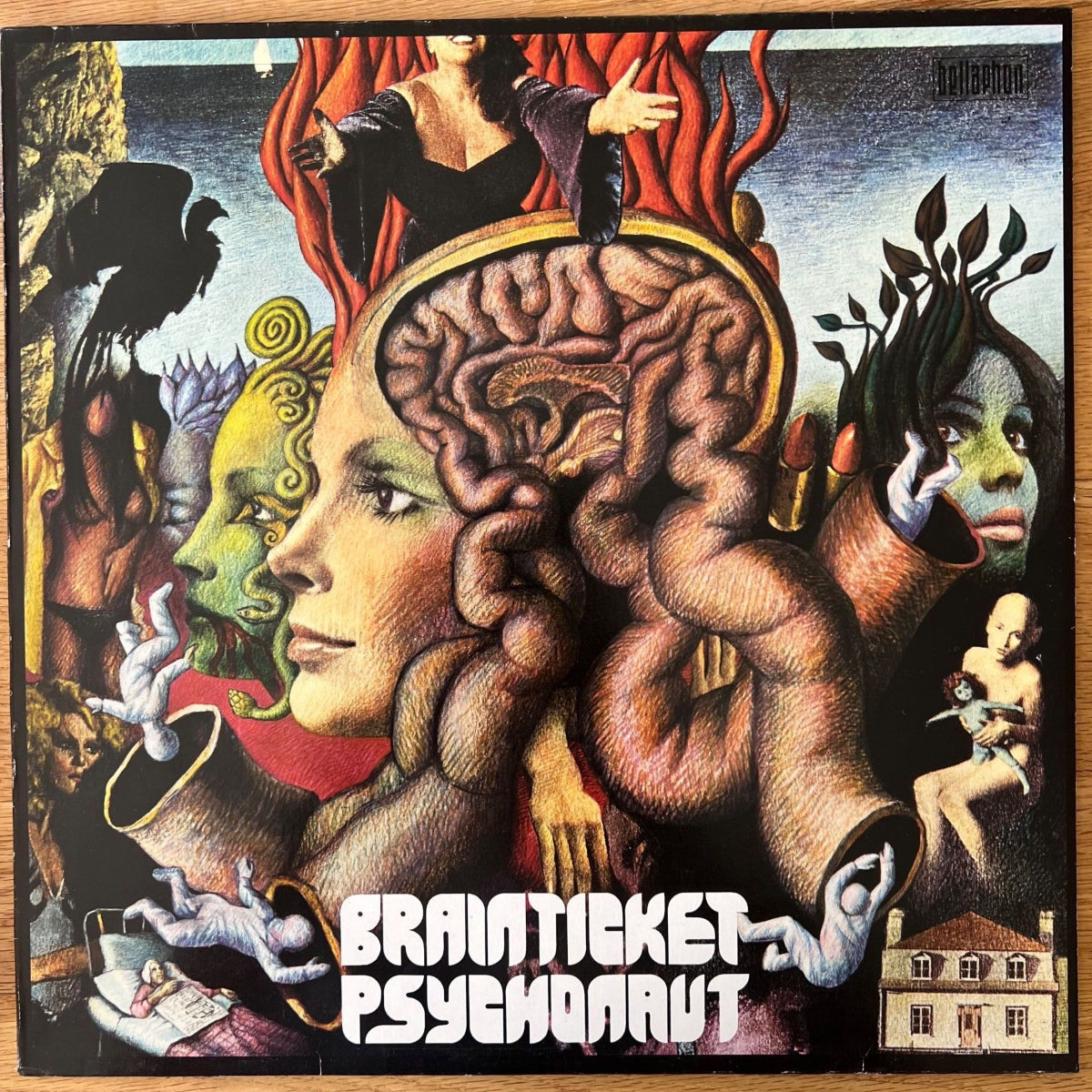 Brainticket - Psychonaut / D-Press. 1976 - (M-/M-)