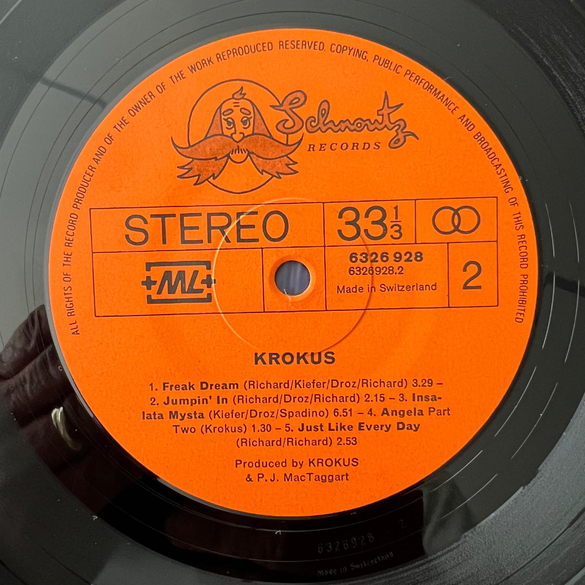 Krokus - Same / 1. Swiss-Press. 1976 - (M-/M-)
