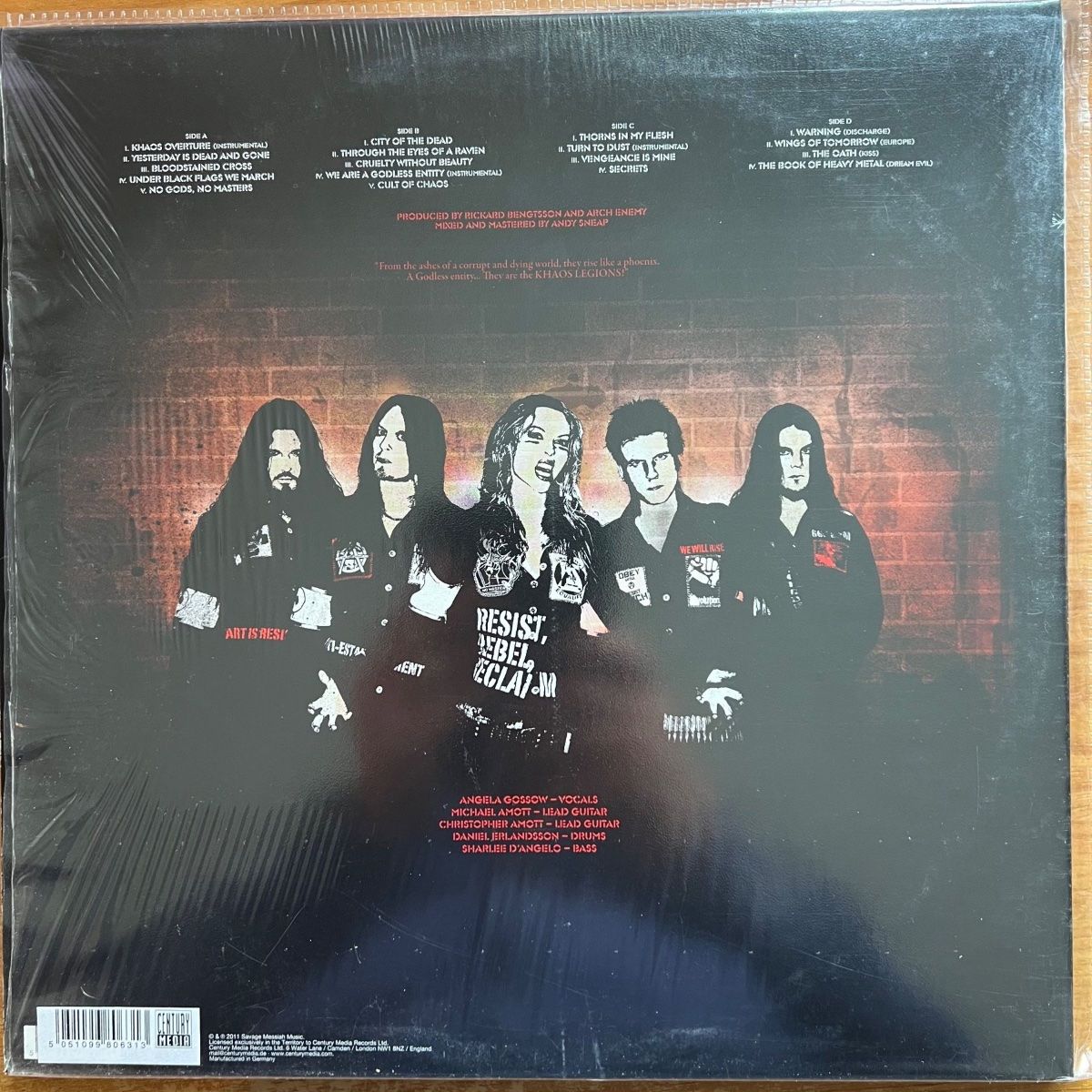 Arch Enemy - Khaos Legions / 2 LP - 1. D-Press. 2011 - (Mint)