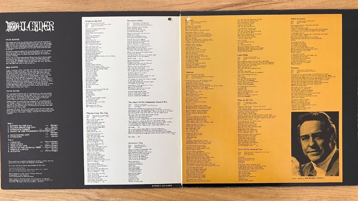 Dulcimer - Et je me suis retourné comme je l'avais fait... / 1. Presses américaines. 1971