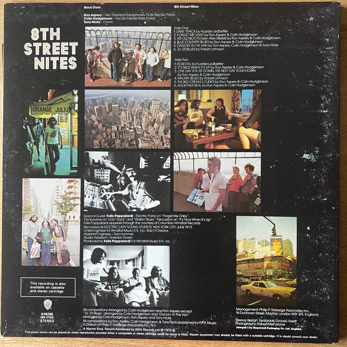 Back Door - 8th Street Nites / 1st UK Press. 1973 - (M-/VG++)