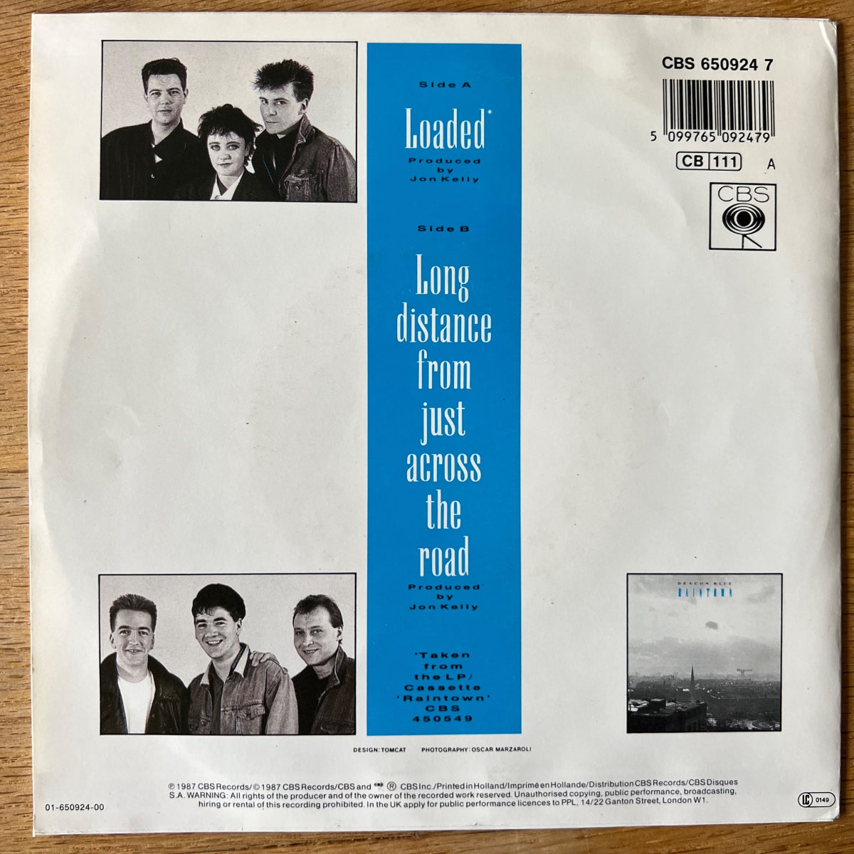 Deacon Blue - Loaded / 1. NL-Press. 1987 - (M-/VG++)