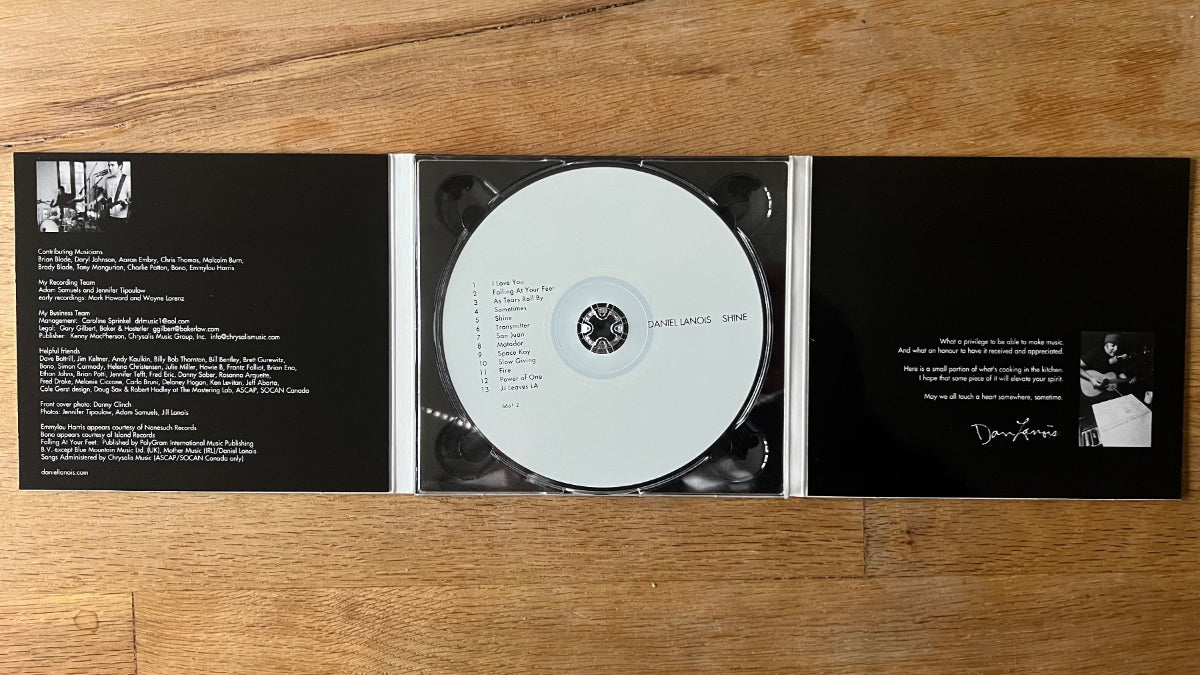 Daniel Lanois - Shine / CD - 1. EU-Press. 2003 - Digipak
