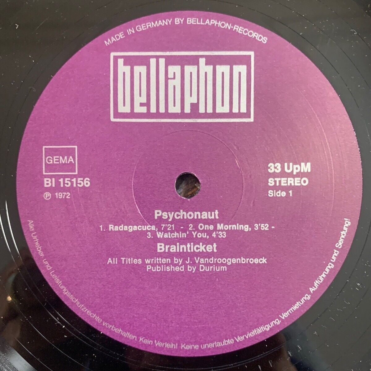 Brainticket - Psychonaut / German-Pressing 1976 - (M-/VG+)