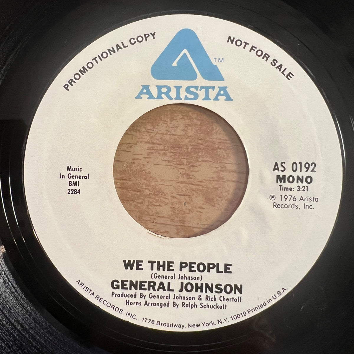 General Johnson - We The People / US-Promo 1976 - (VG+/Neutral)