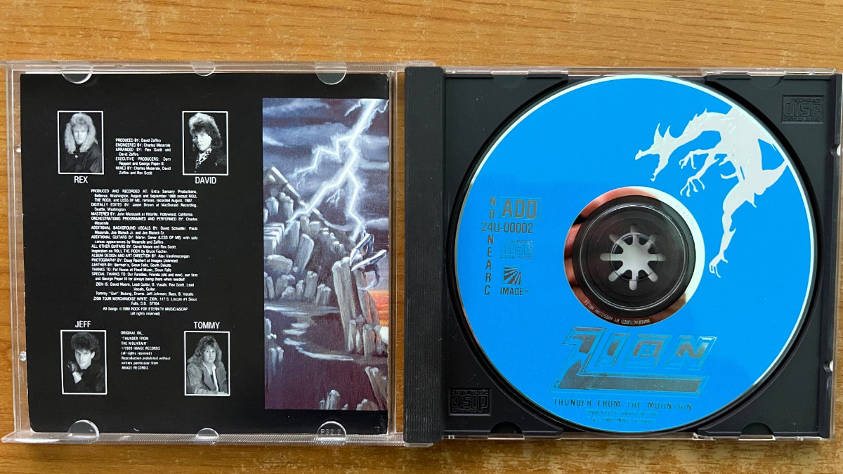 Zion - Thunder From The Mountain / CD - 1. US-Press. 1989 - (M-/M-)