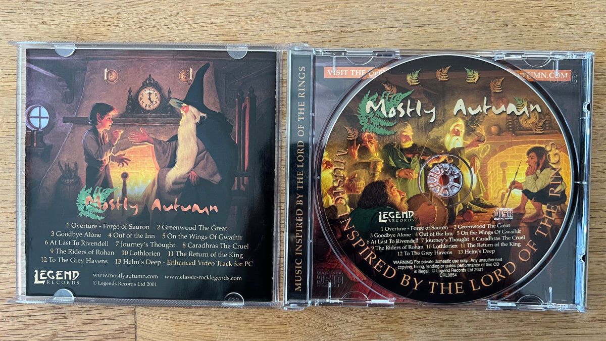 Mostly Autumn - Music Inspired By The Lord Of The Rings / CD - 1st UK Press. 2001 - M-/M-)