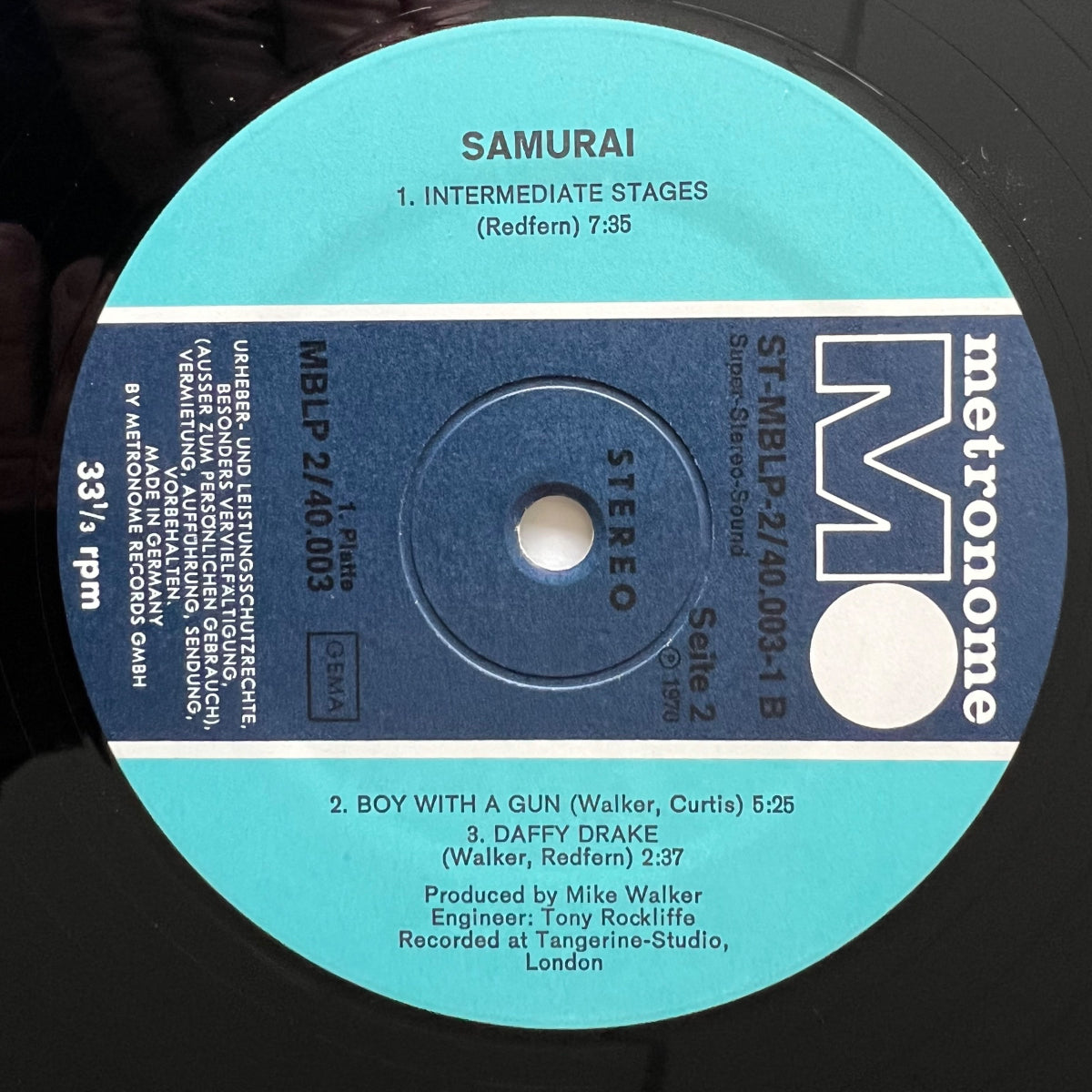 Samurai - Same / 2 LP - 1st D-Press. 1970 - (M-/VG++)