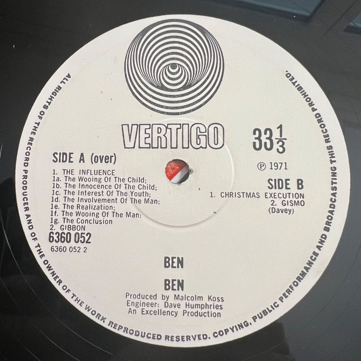 Ben - Same / Italy Press. 1971 - (VG++/VG++)