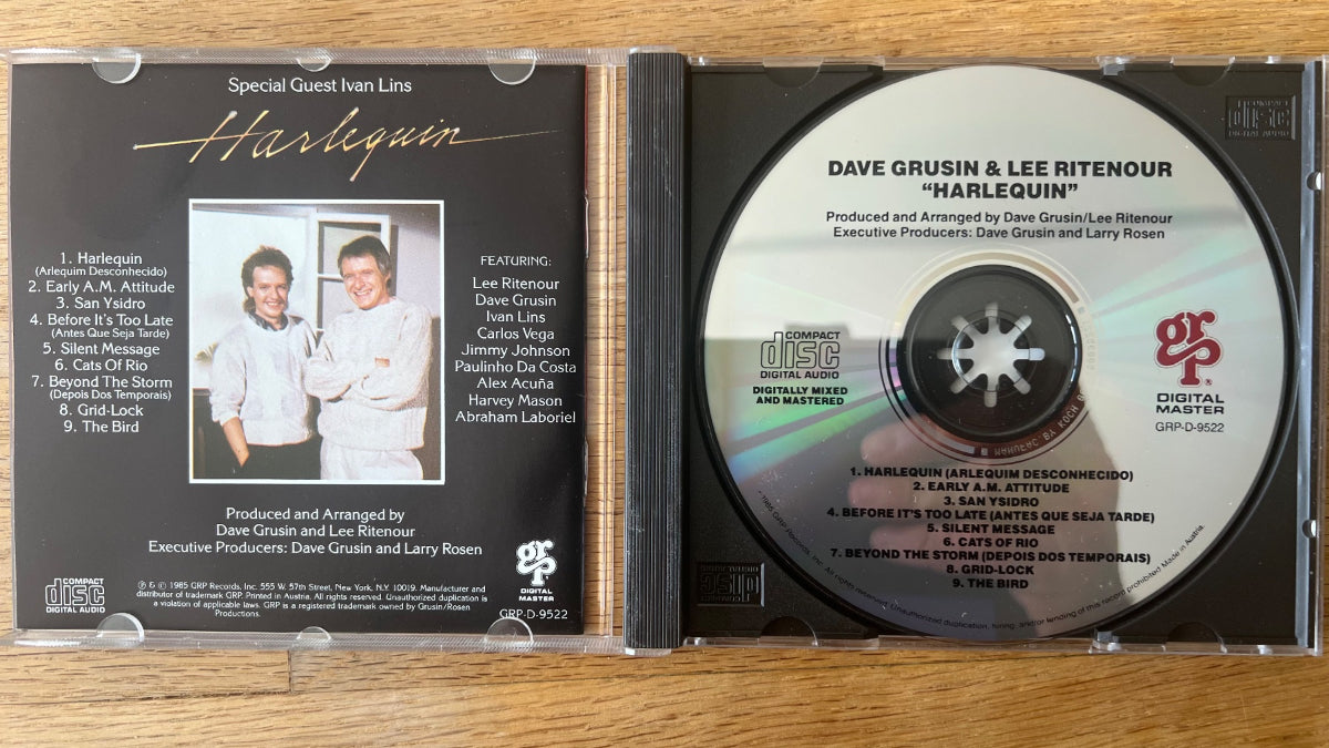 Dave Grusin & Lee Ritenour - Harlequin / CD - 1. Austria-Press. 1985 - (M-/M-)