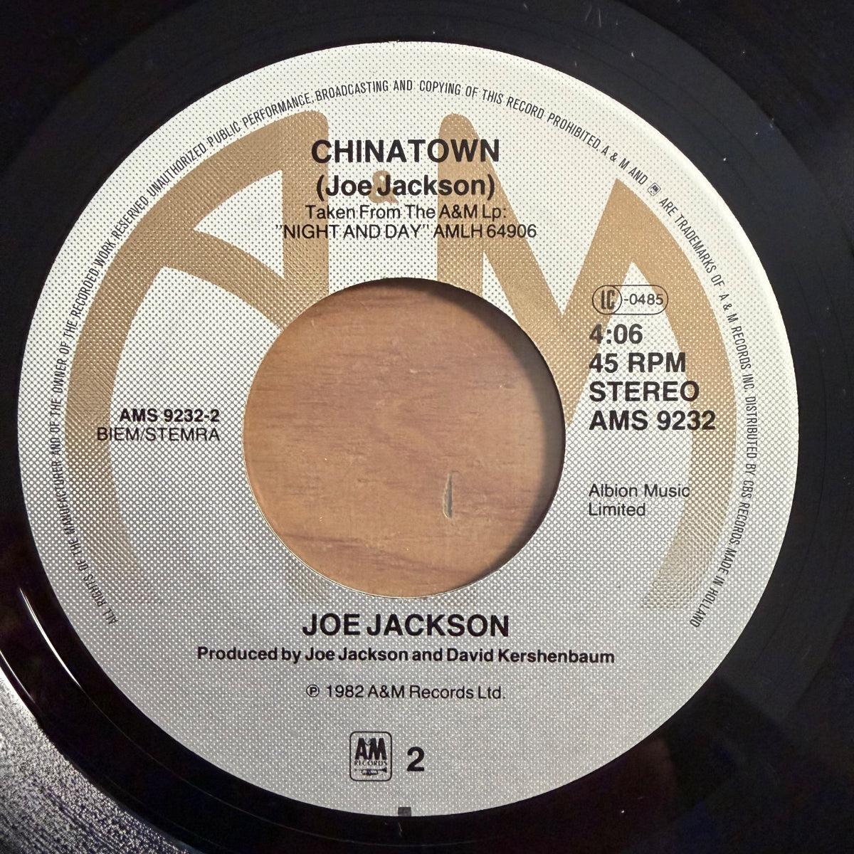 Joe Jackson - Steppin' Out / 1. NL-Press. 1982 - (M-/VG+)