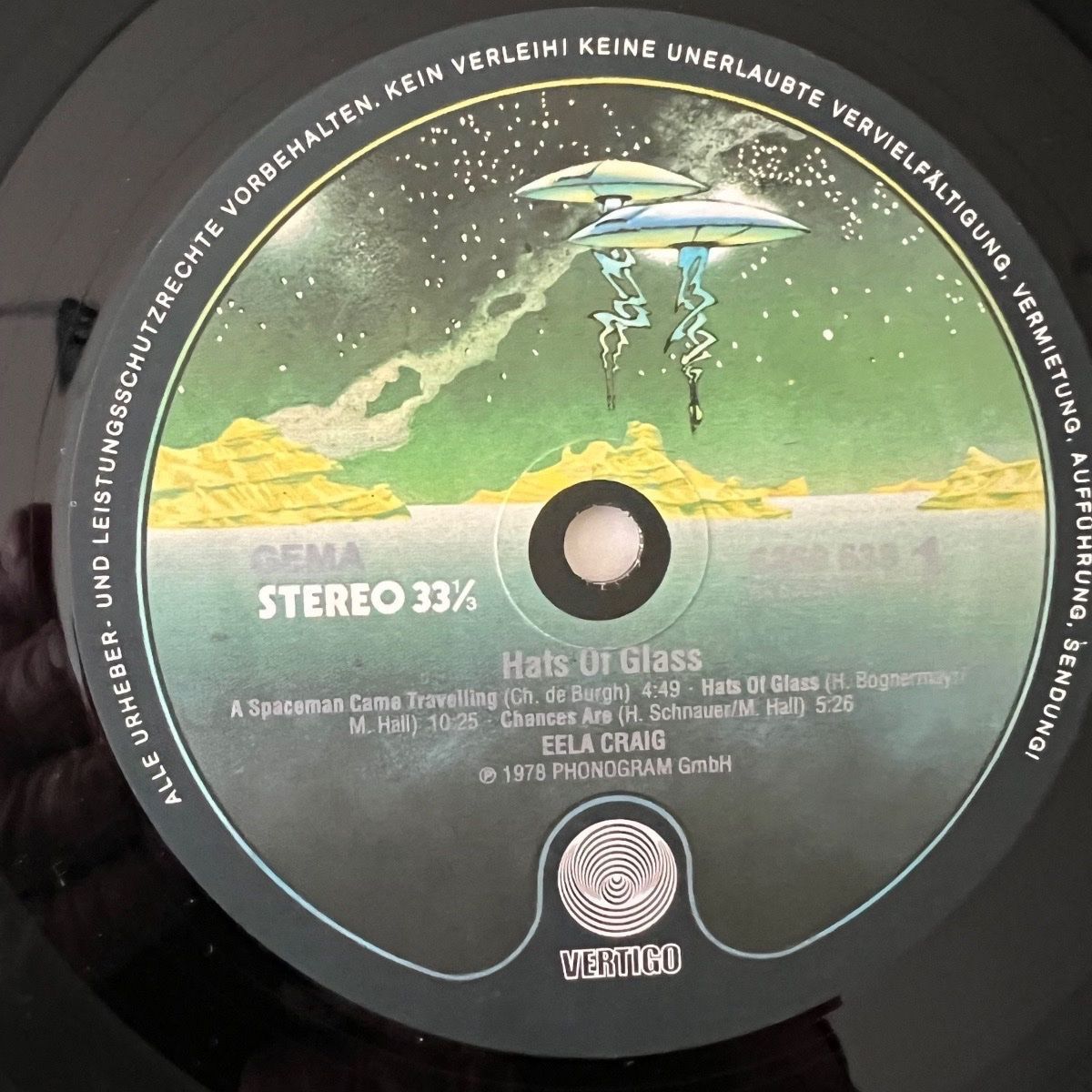 Eela Craig - Hats Of Glass / 1. D-Press. 1978 - (VG++/VG++)