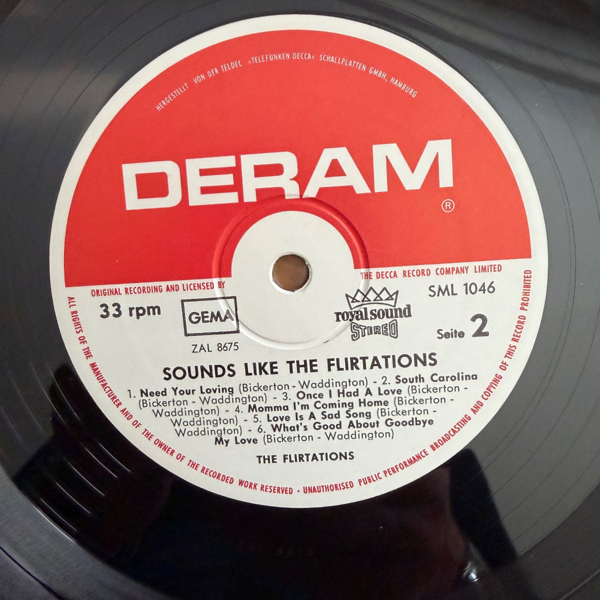 Flirtations - Sound Like The Flirtation / 1. D-Press. 1969