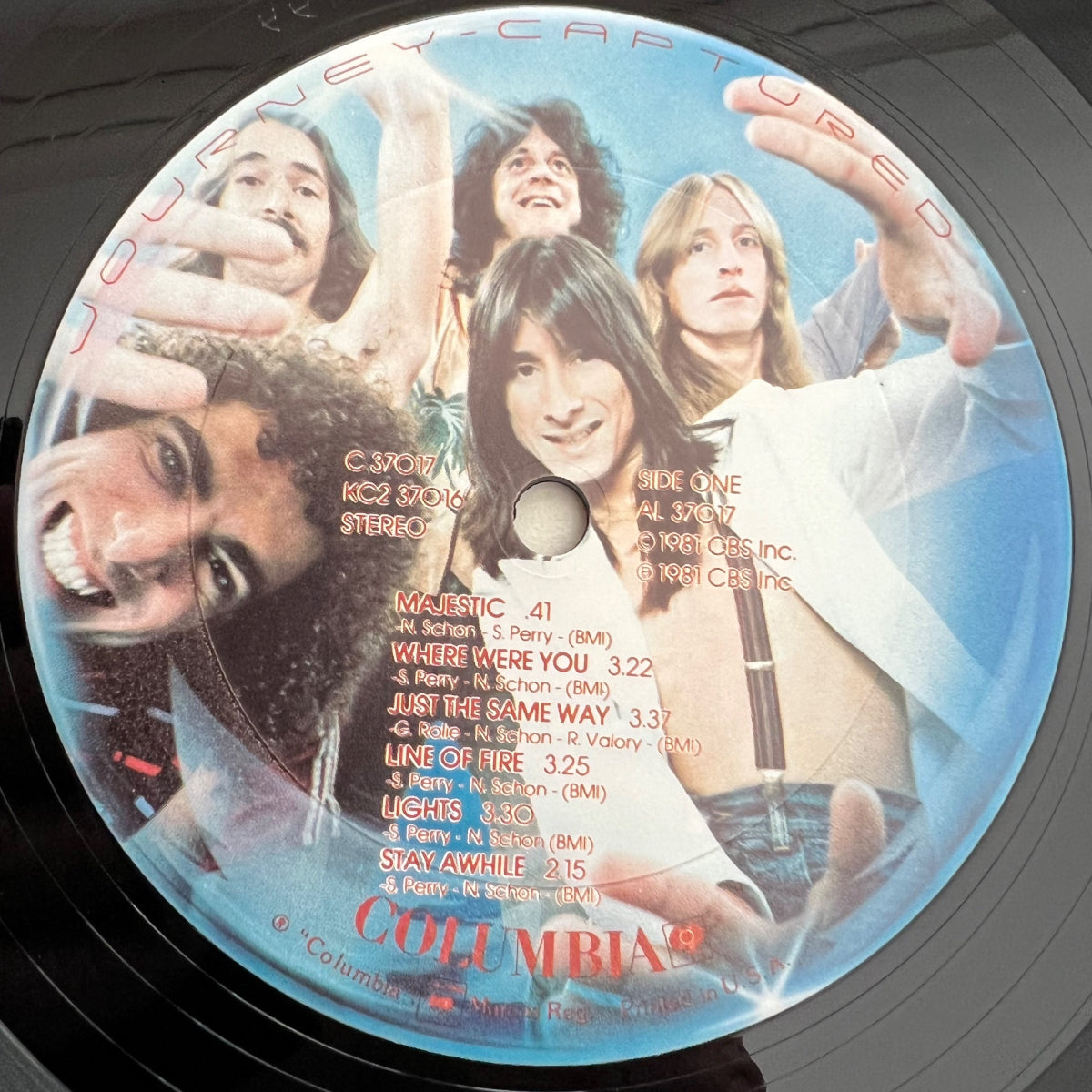 Journey - Captured / 2 LP & Poster - 1. US-Press. 1981 - (M-/VG++)