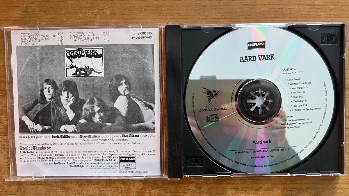 Aardvark - Same / CD - 1. South Korea-Press. 1995 - (M-/VG++)