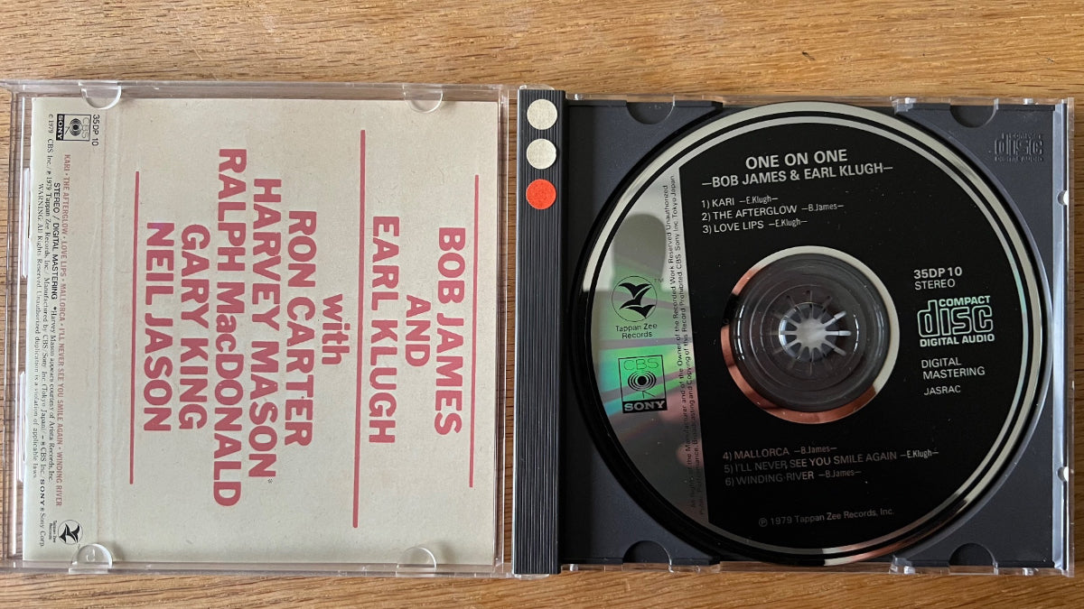 Bob James, Earl Klugh - One On One / CD - Japan Press. 1983 - (M-/M-)