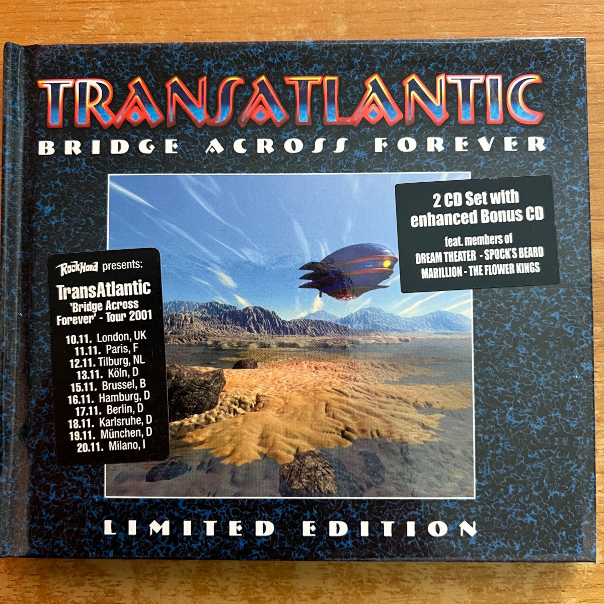 Transatlantic - Bridge Across Forever / 2CD - 1st EU Press. 2001 - Limited Edition - Digipak - (M-/M-)