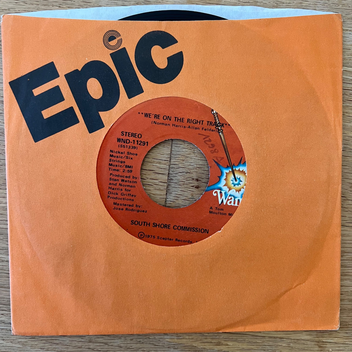 South Shore Commission - We're On The Right Track / 1. US-Press. 1975 - (M-/VG++)
