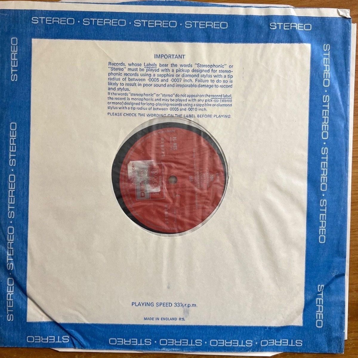 Egg - Idem / 1ère presse britannique 1970 - (M-/ VG+)