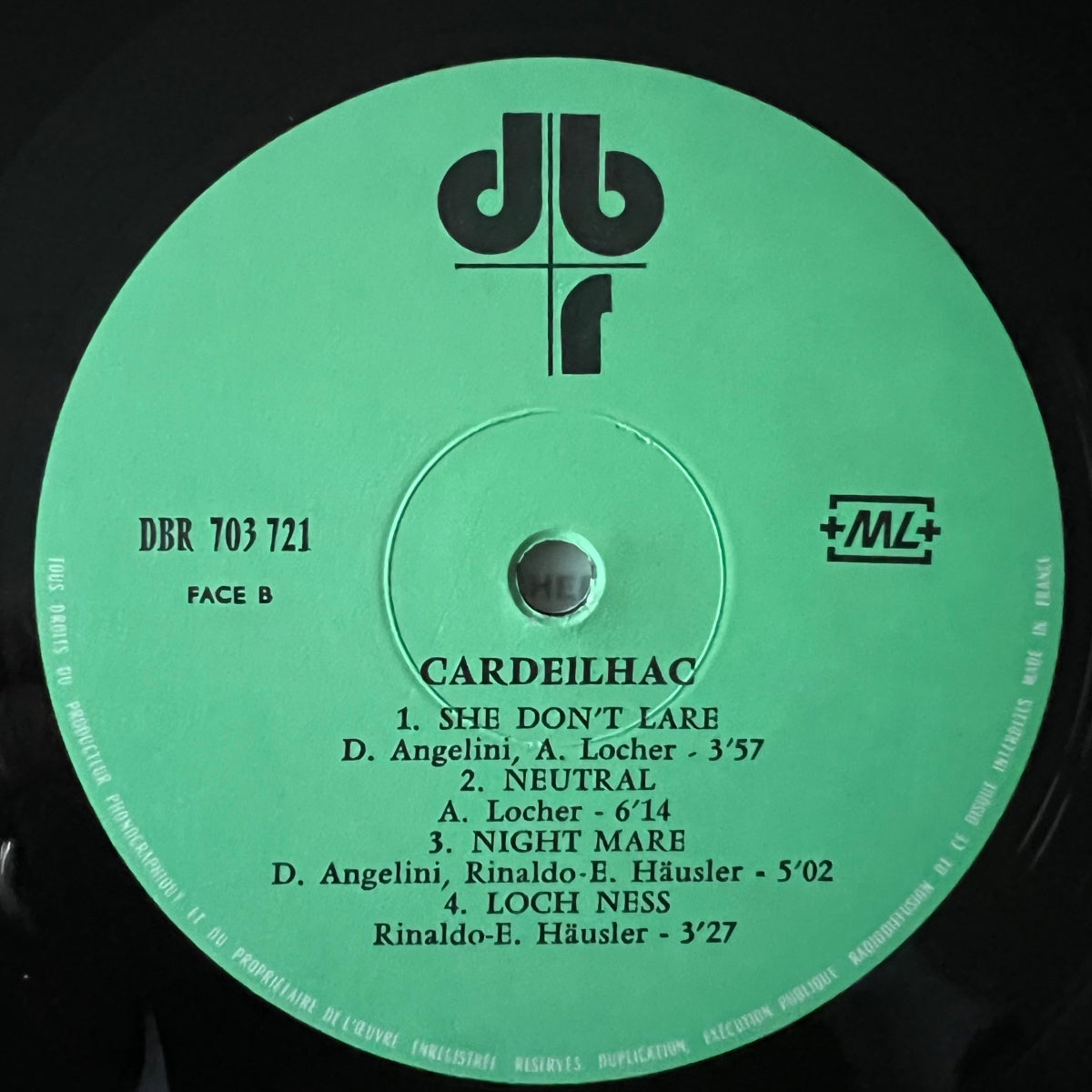 Cardeilhac - Same / 1. Swiss-Press. 1971 - (M-/VG++