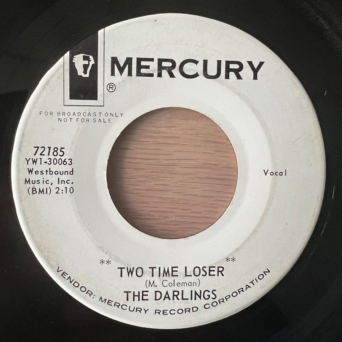 Darlings - Two Time Loser / US-Promo 1963 - (VG+/Neutral)