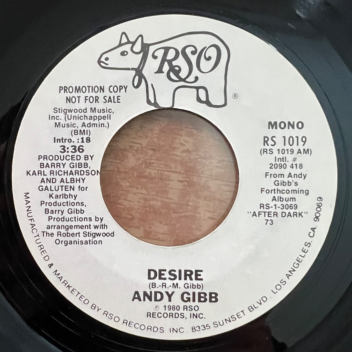 Andy Gibb - Desire / US-Promo 1980 - (M-/Neutral)